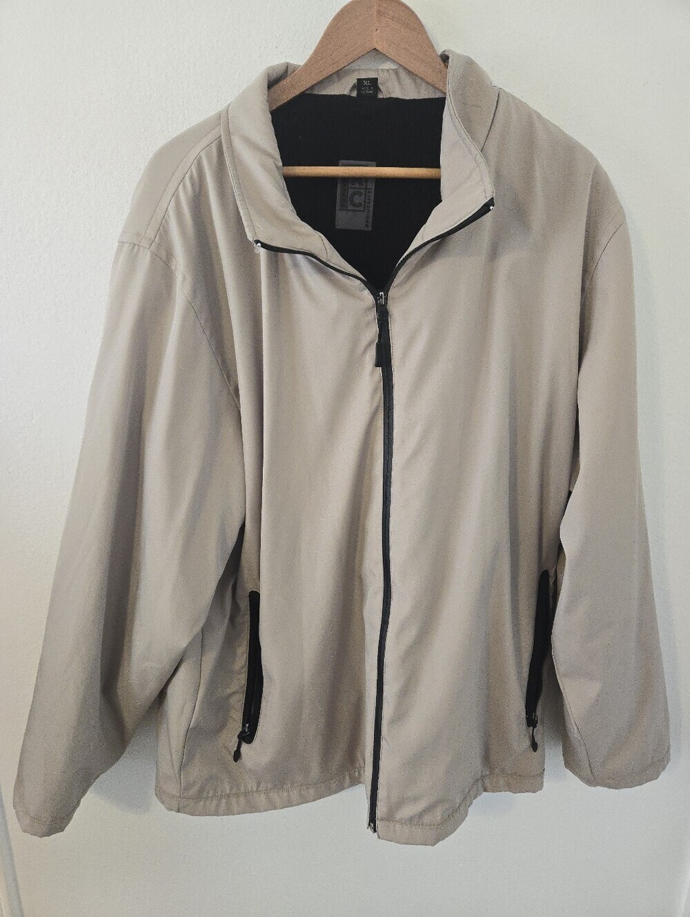 RC Expedition Robert Comstock Mens XL Tan Bomber Jacket